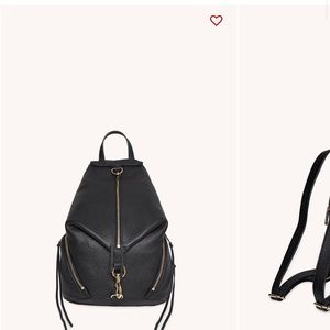 Rebecca Minkoff Julian Backpack in Black/Gold
